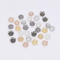 100pcs Bolas De Metal Hueco Flor Vintage Brillante Para Creación De Joyas DIY Encuentros Capas De Finos Pendantes Charms - details 8