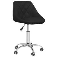 vidaXL Silla de comedor giratoria cuero sintético en color Negro/Blanco | cómodas modernas ergonómicas para comedor cocina salón hogar - details 0