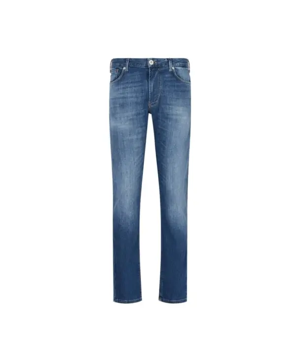 Emporio Armani Jeans Confort 5 Bolsillos Pierna Recta Tabaco - 1