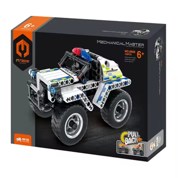 Coche de Policía STEM Mechanical Master 199 piezas - 1