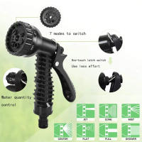 Pistola De Lavado De Coche a Alta Presión Jardín Riega Expansible Mágica Riegos Tubos De Agua Estante Jardinería Suministros 25FT-200FT Ajustable Anti-Abrasión Anti-Corrosión Flexible Rewindable Soporte Muro DIN TPE - details 9
