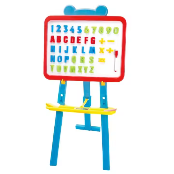 Tablero magnético multifunción para niños | LPM | pizarra de tiza/magnética, composición de 41mm, embalaje en caja litografiada - 1