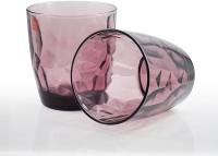 Vasos morados para beber, vasos para agua, vasos para jugo, 305 ml, vidrio, morado - details 0