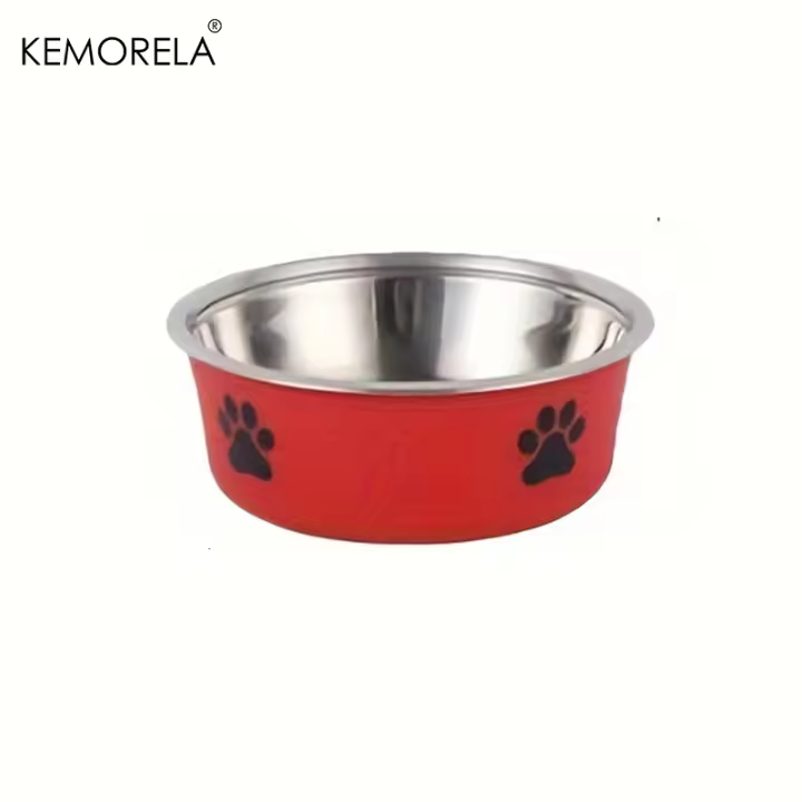 Tazón De Acero Inoxidable Antideslizante Para Perros Grandes Medianos Y Pequeños Tazón De Agua Y Alimentos Para Mascotas - 1
