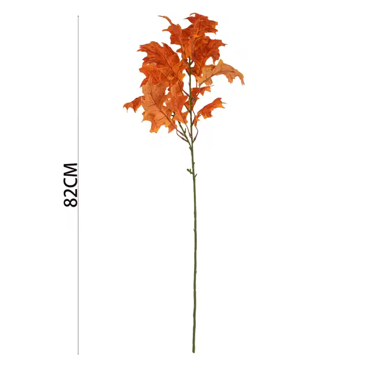 Poenia Arte Floral - Vara de Hojas de Árbol Artificial - 82cm - 3 Piezas - 1