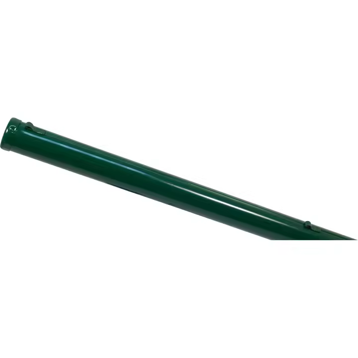 Poste recto para cerramientos - Verde - Ø 48 mm - 1250 mm - 1