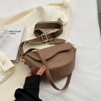 Bolso De Hombro Pequeño De Cuero PU Vintage Para Mujer Bolso Transversal De Moda Con Cierre De Cubierta Y Pochete Interior - details 15