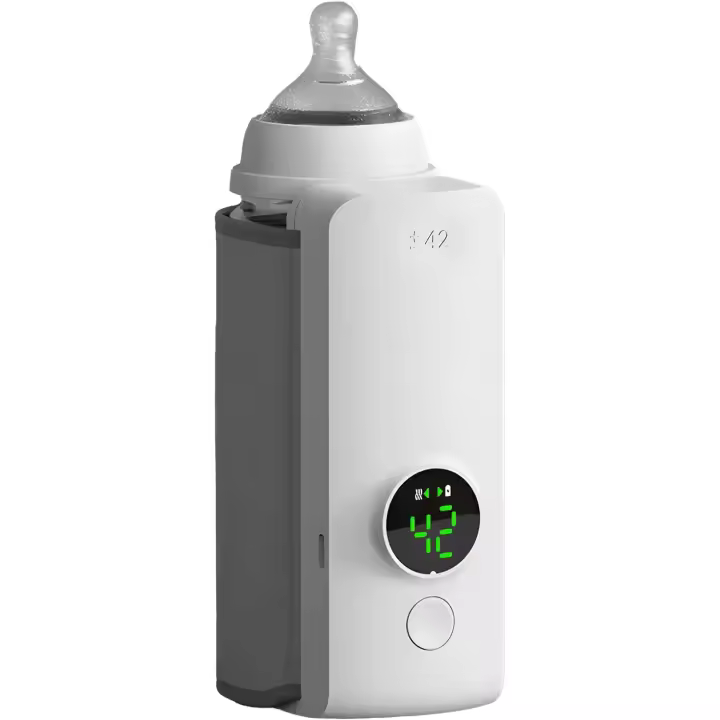 2025 Calentador de Biberones Portátil para Leche, Biberones Eléctrico para Leche Materna,Calentador de Biberones de Viajes de 6000 MAh,Calentador de Biberones Portátil Caliente biberones - 1