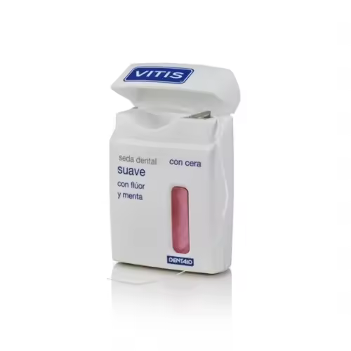 Vitis Seda Dental Suave con Cera Fluor Menta - 1