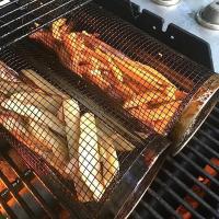 Cesta De Barbacoa Redonda Para Asar Al Aire Libre Recipiente De Barbecue Ecológico Para Viajes Y Camping Accesorio De Cocina - details 3