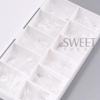 550pcs Tiras De Uñas Gelosas Sofisticadas Medianas Cortas En Forma De Dátil Y Cofre Matte Para Extensión De Uñas De Acrílico Herramientas De Manicura DIY Decorativas - details 4