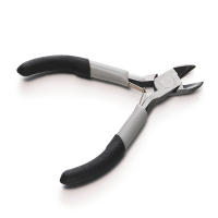Aguja Curva Mini Tijeras De Acero De Carbono Alto Durable Negra Para Bricolaje Joyería Con Nariz Aislada Herramienta Metálica Para Joyería - details 6