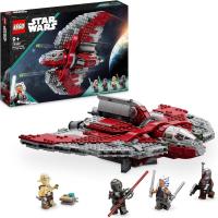 LEGO 75362 Star Wars Lanzadera Jedi T-6 de Ahsoka Tano, Nave Estelar de Juguete para Construir con 4 Minifiguras de Personajes Incl. Sabine WREN y Marrok con Espadas Láser, Regalo de la Serie Ahsoka - details 0