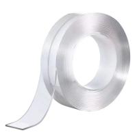 Cinta Doble Cara Nano 1/2 Rolls Transparente Reutilizable Impermeable Adhesiva Para Cocina Y Baño Espesor 30mm - details 10