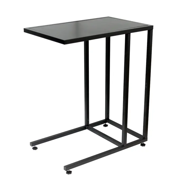 Mesa Auxiliar Metálica Color Negro 🖤 55 x 67 x 35 cm - SpazioLuzio - 1