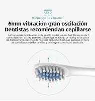 Brauseador Eléctrico Ultrasonido Automático Inteligente Para Adultos Cepillo De Dientes Con Múltiples Modos De Limpieza Impermeable Fácil De Transportar Con Cepillo Suave De Piel De Oveja Ultra Fina - details 2
