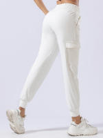 Pantalones De Running Para Mujer Tallas Grandes Con Cierre De Cordón Material Poliéster Sueltos Y Cómodos Para El Invierno - details 3