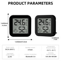 Sensor De Temperatura Y Humedad Para Interiores Con Bluetooth Sensor De Humedad Piloto Compatible Con Tuya Monitorización Por APP Color Negro O Blanco - details 11