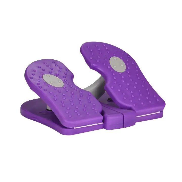 Steppers para ejercicio, mini paso a paso plegable pedal de pie debajo del escritorio ejercicio paso fisioterapia ejercitador de piernas mini fitness paso a paso (púrpura) - 1