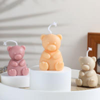 Molde De Velas De Silicona 3D Oso Cartoon Lindo Para Hornear Hacer Sabores Y Cubos De Hielo Kit De Regalo Para Cumpleaños Y Bodas - details 12