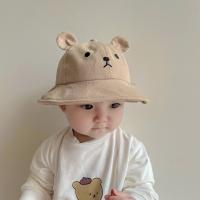 Gorro De Sol Para Bebé Oso Con Orejas De Algodón Unisex Para Niños Y Niñas Sombrero De Pescador Estilo Panama Para Verano - details 6