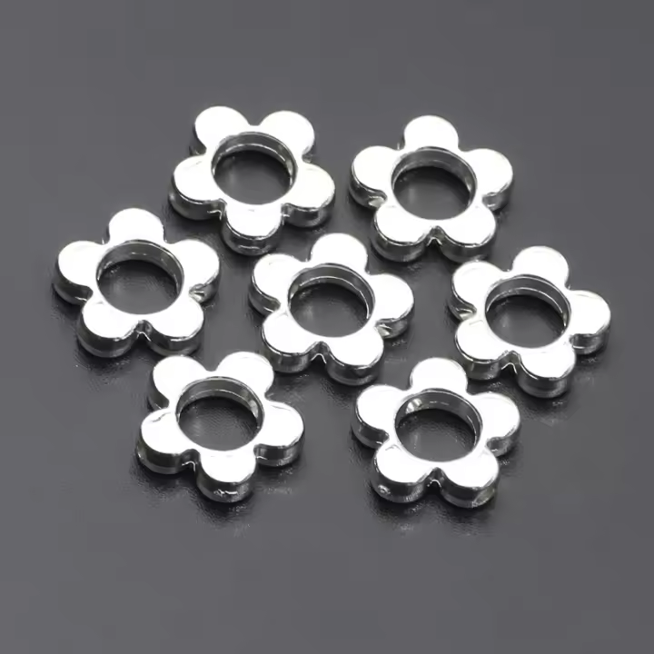 30pcs Pendones De Flor CCB Con Dos Agujeros De 15mm Para Joyería DIY Accesorios Para Collares Pulseras Y Pendientes - 1