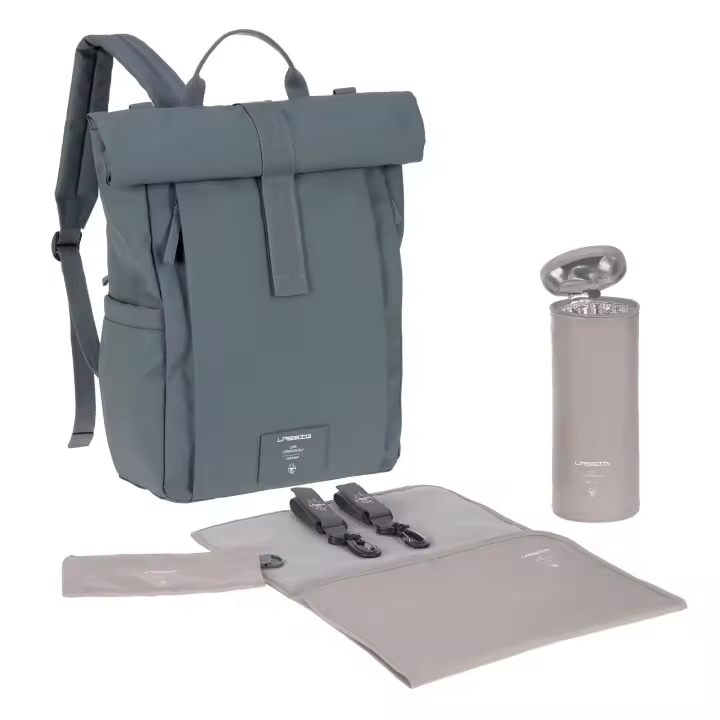 Mochila Rolltop UP en antracita. Diseño resistente y versátil para cualquier ocasión. - 1