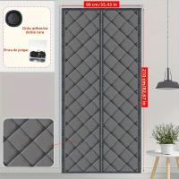 Cortina De Puerta Magnética Para Invierno Fácil De Instalar Diseño De Forro Y Bordes Ampliados Ahorro De Energía Todo El Año Decoración Para El Hogar Tamaño W90cm*H210cm - details 4