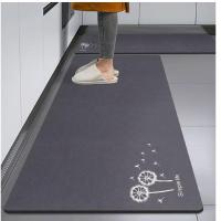 Carpetas De Cocina Y Entrada De Cristal Simple Antideslizante Y Resistente Al Aceite Absorbente Para Baño Y Puerta Moderno Estilo Poliéster 100% - details 1