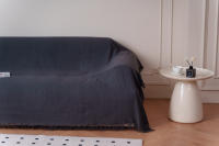 NEW & Almeritex 2000 Colcha Multiusos Sofa, Manta Foulard, Plaid para Cama, Cubresofa Cubrecama Gris - details 1
