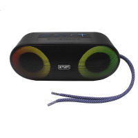Ostark Altavoz potente portátil con luz LED de color, Hay volumen alto y graves potentes, IP65 Impermeable 3.7v 3000mAh, TF card, FM radio - details 5