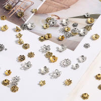Alrededor De 100 Piezas De Joyería Antigua Estilo DIY Con Corona De Flores Huecas Y Tazas De Cuentas Para Adornos De Cabello - details 6
