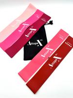 Attopex® Bandas Elásticas de Musculación Fitness Yoga Pilates 5 Niveles de Resistencia - Azul-Rosa - details 0