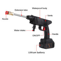 200W Portable High Pressure Washer Cleaner Gun Rechargeable Car Washing Foam Machine Cordless Electric Water Gun For Car Garden - details 2