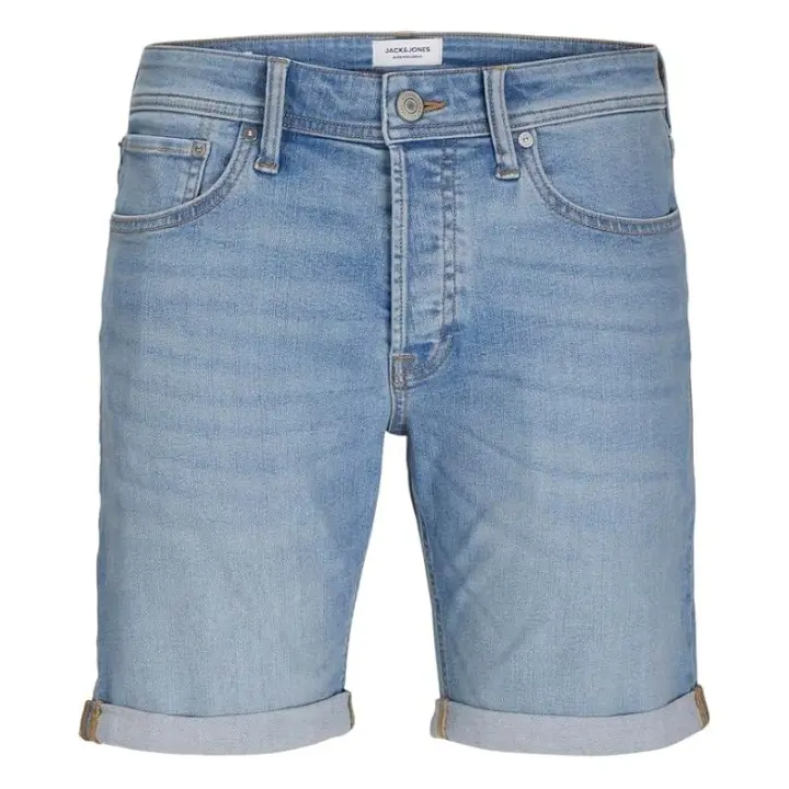 Jack&Jones - Hombre - Bermuda Azul Tejana, Perfecta y Cómoda para Verano, Tallas S a XXL - 1