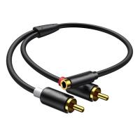 Banner - Cable de audio estereo 2x Rca macho a Jack 3.5 hembra nylon