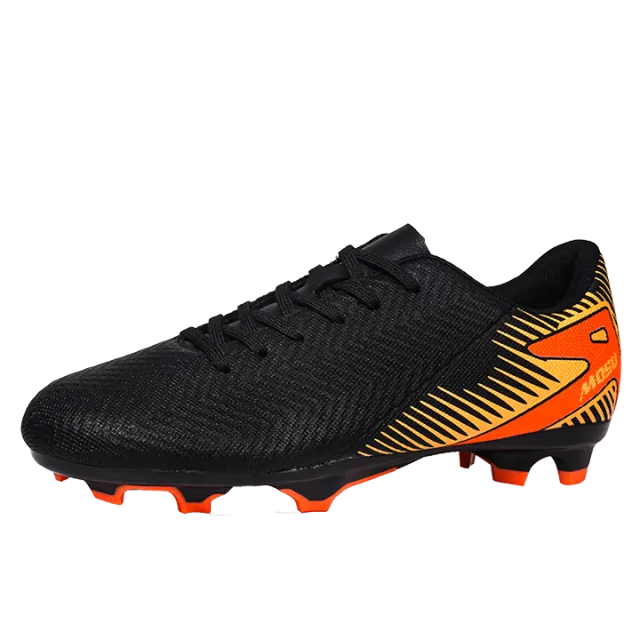 Zapatos De Fútbol Deportivos Para Mujer Y Hombre Con Studs De Moda Color Amarillo Tallas 36-45 Zapatillas De Hierba Firme - 1
