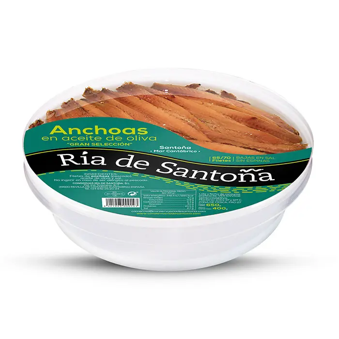 Anchoas de Santoña 65-70 Filetes en Aceite de Oliva Extra Virgen - 1