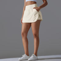 Falda De Yoga Deportiva Al Aire Libre Talla Alta Transpirable Ropa Deportiva Para Badminton Y Tenis Falda Deportiva Activa Fitness Corta Para Mujer - details 24