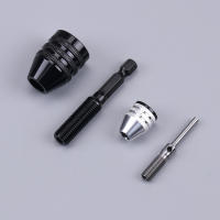 Chorro De Batea Sin Llave Para Taladro Adaptador De Rosca Hexagonal Convertidor Herramienta Tres Mandíbulas Para Mezclador Eléctrico - details 3