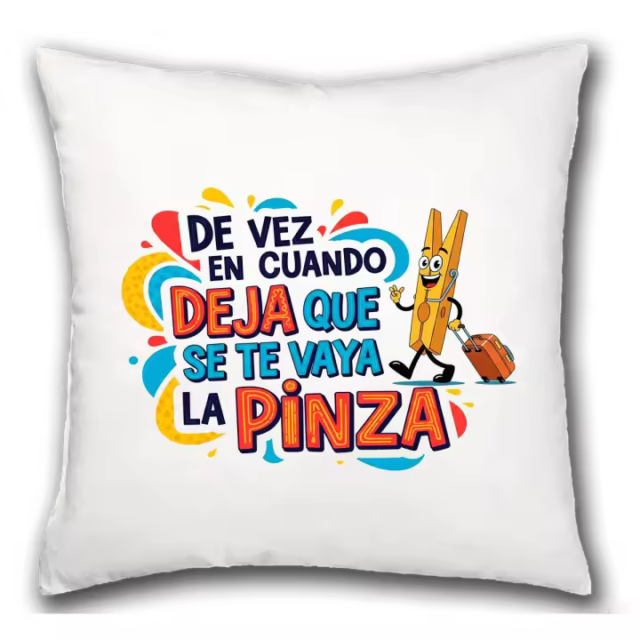 MERCHANDMANIA Cojín frase graciosa anti estrés descanso vacaciones hogar comodo cussion - 1