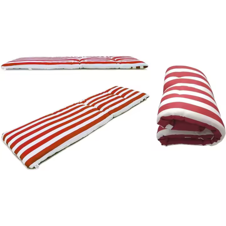 REINO MANSIDI Cojín Tumbona 180x55x8cm Raya Roja - 1