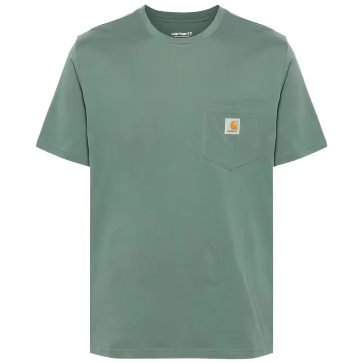 Camiseta de Manga Corta Carhartt WIP Pocket para hombre en color verde - 1