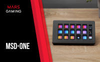 Mars Gaming MSD-ONE, Control Deck Slim, 15 Teclas LCD Personalizables, Pantalla LCD Ampliada, Software de Control y Plug-ins, Control Deck Compacto con Diseño Slim Ergonómico, Windows y MacOS, Controladora Stream Multimedia en Negro o Blanco - details 0