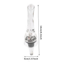 Aerador De Vino Acrylic Premium Tapón Decantador Para Botella Dispensador De Licor Ecológico PP Uso En Casa Y Bar - details 1