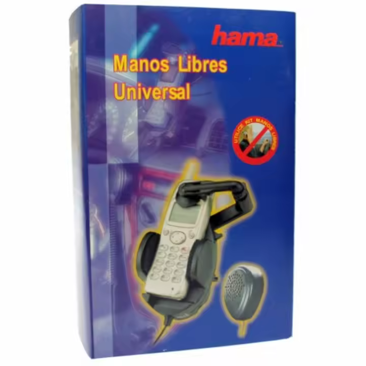 Manos Libres BVC Universal para Automovil - Sistema de Manos Libres para el Telefono Movil - Kit de Montaje en el Salpicadero del Coche - Flexible y Práctico - 1