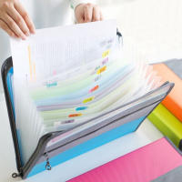 Carpeta De Documentos A4 Con 13 Capas Impermeable Y Doble Cremallera Para Estudiantes Y Oficina Suministros De Papelería - details 5