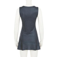 SUCHCUTE Vestido Sin Mangas Para Mujer Con Estampado De Puntos A-Line Elegante Cuello Redondo Vestido De Corset Chic Verano Ropa Casual Fairycore Mini - details 3