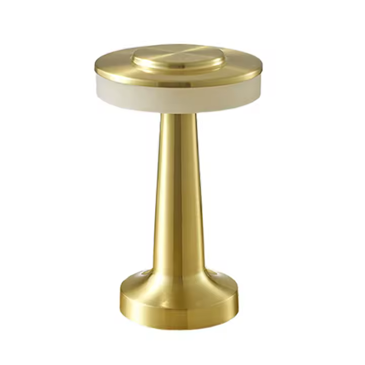 Lámpara De Mesa Retro LED Recargable Luz Nocturna Decorativa Para Dormitorio Sala De Estar Café Iluminación De Camping - 1