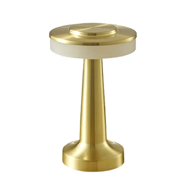 Lámpara De Mesa Retro LED Recargable Luz Nocturna Decorativa Para Dormitorio Sala De Estar Café Iluminación De Camping - 1